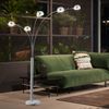Stehlampe, Marmor, silber, 5-Flammig, H 200 cm Bild 3