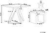 Gartentisch Set OLBIA TARANTO Beton 90x90x76 cm Grau Bild 2
