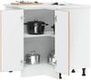 vidaXL Küchen-Eckunterschrank Porto Artisan-Eiche Holzwerkstoff 853996 Bild 3