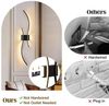 LMaxhome LED Wandleuchte 100CM Moderne Wandbeleuchtung mit Fernbedienung, Typ-C wiederaufladbar, Schwarzes Aluminium, LED fest integriert, 3 Lichtfarben(3000K-6000K), Einstellbare Helligkeit, Timer, Wandstrahler für Flur Wohnzimmer Bild 4