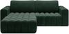 Eltap 'Bonett' Ecksofa mit Schlaffunktion, 92 x 175 x 250 cm, Dunkelgrün, Links Bild 2