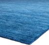 Gabbeh Teppich - Softy - Uni 200 x 200 cm - blau - rund Bild 4