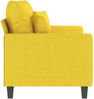 vidaXL 2-Sitzer-Sofa Hellgelb 120 cm Stoff 359264 Bild 4