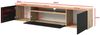 TV-Schrank 200 cm, Fernsehschrank, TV-Schrank, Weiß Matt, Push-to-Open System, modernes Design, Masimo, 42 x 40 x 200 cm Bild 2