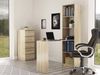 ibonto REGAL-SCHREIBTISCH SONOMA-EICHE mit Bücherregal (H 79 x T 45 x B 125 cm) Bild 3