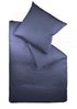 fleuresse Interlock Jersey Bettwäsche Colours 135x200 cm + 80x80 cm Dunkelblau Bild 2