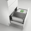 Abfallsorter Cox Box 1T/600-2 Bio mit zweifach Trennung für 60 cm Schrankbreite / Abfalleimer / Abfallsammler / Mülleimer Bild 2
