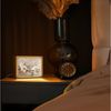 OnlyWow Tischleuchte Blumen - Natur - Weiß - Blüte - Abstrakt, Dimmbar, Farbwechsel, LED, Warmweiß, Kaltweiß, Neutralweiß Einstellbar, Tischlampe, Schreibtischlampe, Desk, Dimmbar, mit Kabel, LED Bild 3