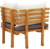 vidaXL Garten-Ecksofa, mit Kissen, Massivholz Akazie, 65 x 65 x 65 cm Bild 5
