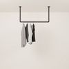 pamo. design Garderobenstange HANG, (zur Deckenmontage), Offene Garderobe für den Eingangsbereich oder als Handtuchhalter Bild 3