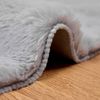 vidaXL Rutschfester Teppich aus Kunstkaninchenfell OLITE Grau Ø 100 cm 42021690 Bild 5