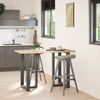 vidaXL Bartischbeine T-Form 2 Stk. Anthrazit 60x35x(90-91) cm Stahl 4013082 Bild 3