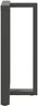 vidaXL Bartischbeine T-Form 2 Stk. Anthrazit 60x35x(90-91) cm Stahl 4013082 Bild 5