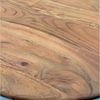 FINEBUY Couchtisch FB113601 Wohnzimmertisch 60cm Massivholz Loungetisch Sofatisch Rund (Natürliche Holzoptik mit warmer Ausstrahlung), Massive Verarbeitung und ausdrucksstarke Maserung Bild 4