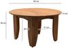 FINEBUY Couchtisch FB113601 Wohnzimmertisch 60cm Massivholz Loungetisch Sofatisch Rund (Natürliche Holzoptik mit warmer Ausstrahlung), Massive Verarbeitung und ausdrucksstarke Maserung Bild 3