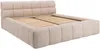 Vente-unique - FORVIK Bett Stoff Beige - B 255 cm x H 95 cm x L 224 cm Bild 5