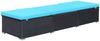 vidaXL Sonnenliege mit Auflage Poly Rattan Schwarz 44406 Bild 3