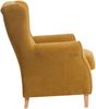 Ohrensessel Karlen Bezug Veloursstoff Buche natur / mais 22051 Bild 4