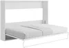 Vente-unique - MALINA Bett Holz, Platte GrauWeiß - B 159 cm40 cm x H 154 cm x L 208 cm Bild 3