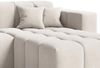 GrainGold Ecksofa L-Form LOOPO - 265x180 cm, Creme, Rechts, Wellenfedern, HR37-Schaum und T30-Schaum Bild 4