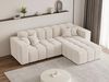 GrainGold Ecksofa L-Form LOOPO - 265x180 cm, Creme, Rechts, Wellenfedern, HR37-Schaum und T30-Schaum Bild 2