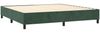 Boxspringbett mit Matratze & LED Samt Dunkelgrün 200x200 cm, Härtegrad: H2 [3136206] Bild 5