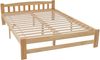 Doppelbett 140x200 Futonbett aus Kiefer Massivholz, mit Lattenrost, robustes Schlafzimmerbett, natur Bild 5