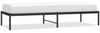 vidaXL Bettgestell Metall Schwarz 75x190 cm 350836 Bild 2