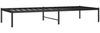 vidaXL Bettgestell Metall Schwarz 75x190 cm 350836 Bild 3