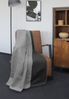 biberna Melange Wohndecke 1 x 150 x 200 cm UNI, kitt, 1 x 150 x 200 cm, sturmgrau Bild 3