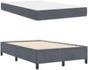 vidaXL Bettrahmen mit Matratze Dunkelgrau 120 x 190 cm Stoff 3399049 Bild 4