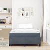 vidaXL Bettrahmen mit Matratze Dunkelgrau 120 x 190 cm Stoff 3399049 Bild 3