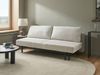 Schlafsofa 3-Sitzer ROYKKA Stoff Cremeweiß Bild 3