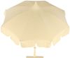 Sonnenschirm Pagoda aus Polyacryl und Metall, modern mit Knickfunktion, weiß, 250 cm Bild 5