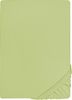 biberna Jersey-Elastic-Spannbetttuch 0077866, pistaziengrün, 1x 90x190 cm - 100x220 cm Bild 5