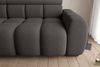 99rooms Alessio Bigsofa Boucle-Stoff ABRIAMO Graphit mit Sitztiefenverstellung Lieferung Wohnung Bild 5