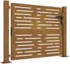 vidaXL Gartentor 100x75 cm Cortenstahl Quadratisches Design 153250 Bild 2