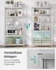 Songmics Schwerlastregal mit 5 Ablagen, Stahl / MDF, Silber, 180 x 40 x 90 cm Bild 5