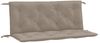 vidaXL Gartenbank-Auflagen 2 Stk. Taupe 120x50x7 cm Oxford-Gewebe 361686 Bild 2