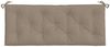 vidaXL Gartenbank-Auflagen 2 Stk. Taupe 120x50x7 cm Oxford-Gewebe 361686 Bild 5