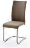 Esszimmerstuhl >Muvo II< (2er Set) in Cappuccino - 43x103x52 (BxHxT) Bild 2