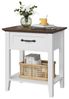 GarveeMore Nachttisch Beistelltisch mit Schublade und Ablage 50x45x60 cm Bild 4