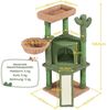 Yaheetech Kratzbaum 106,5 cm (H), Stabiler Katzenbaum Kletterbaum Katzenmöbel für kleine/mittlere Katzen Bild 4