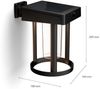 Solar Wandleuchte Camill UE 24 x 15 x 16,5 cm schwarz Bild 5