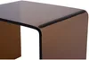 Vente-unique - SUZANA Bedside table Glas TransparentBraun - B 40 cm x H 40 cm x L 50 cm Bild 4