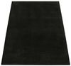 KADIMA DESIGN Teppich waschbar Unifarben Wohnzimmer schmutzabweisend Teppich Kurzflor, Läufer, Höhe: 14 mm, Florhöhe: 10 mm, 100% Polyester, Läufer, 60x100cm, Schwarz Bild 4