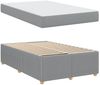 vidaXL Bettrahmen mit Matratze Hellgrau 120 x 200 cm Stoff 3398379 Bild 4