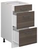 Küchenunterschrank R-Line Edelgrau 40 cm mit Schubladen, ohne Arbeitsplatte Vicco Bild 3