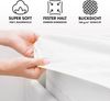 Jacobson Jersey Spannbettlaken Spannbetttuch Baumwolle Bettlaken (140x200-160x220 cm, Weiss) Bild 2