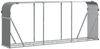 vidaXL Kaminholzunterstand Hellgrau 234x45x100 cm Verzinkter Stahl 364555 Bild 2